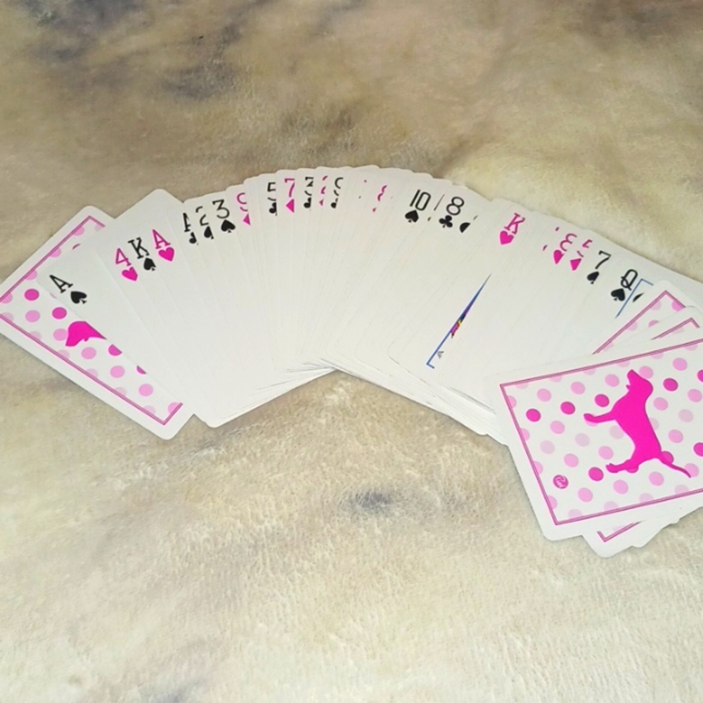 Vs pink playing cards!